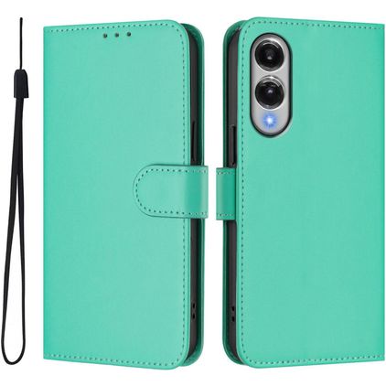 Mobigear Urban Wallet Housse Samsung Galaxy S25 Edge Etui Porte-Monnaie - Vert