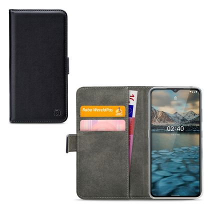 Mobilize Classic Gelly Wallet Nokia 2.4 Étui Portefeuille - Noir