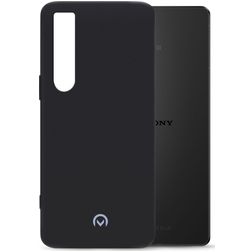 Mobilize Rubber Gelly Coque Sony Xperia 1 IV Coque arrière en TPU Souple - Matt Black