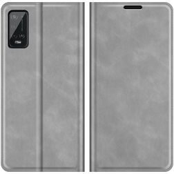 Mobigear Retro Slim Housse Wiko Power U20 Etui Porte-Monnaie - Gris