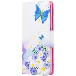 Mobigear Design Housse Huawei P40 Pro Etui Porte-Monnaie - Fleurs