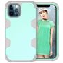 Mobigear Ultra Tough Coque iPhone 12 Pro Max Coque arrière Rigide Anti-Chocs - Turquoise