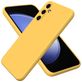 Mobigear Colors Coque Samsung Galaxy A55 Coque arrière en Silicone - Jaune
