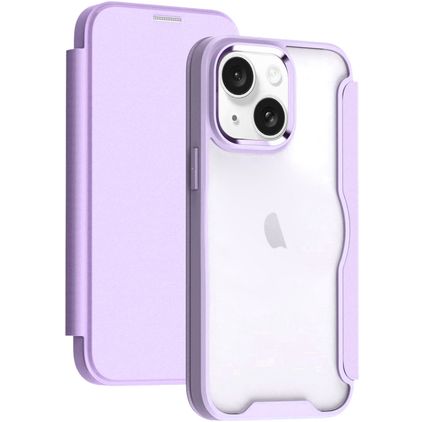 Mobigear Smart Fit Housse iPhone 15 Etui Rigide - Violet