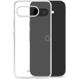 Mobilize Gelly Case Coque Transparente Google Pixel 9a Coque arrière en TPU Souple - Transparent