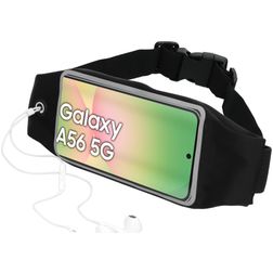 Mobiparts Comfort Fit Belt Brassard Téléphone Samsung Galaxy A56 Ceinture Coque de Sport en Neoprène - Noir