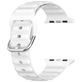 Mobigear Bumpy Bracelet Silicone Apple Watch Fermeture boucle ardillon - 49/46/45/44 mm - Blanc