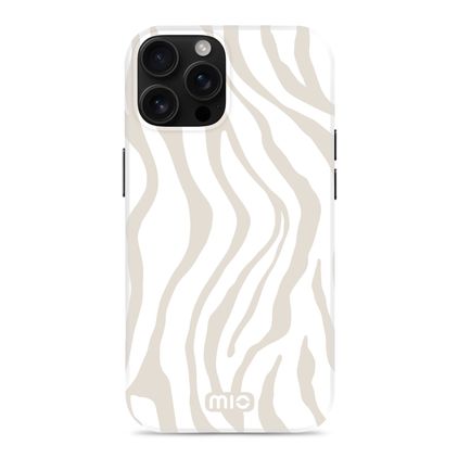MIO Coque iPhone 16 Pro Max MagSafe Coque arrière Rigide - Sandy Zebra