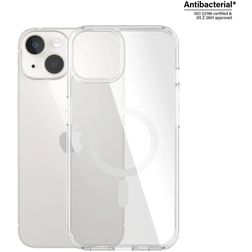 PanzerGlass Clear Coque Transparente iPhone 14 MagSafe Coque arrière Rigide Anti-Chocs - Transparent