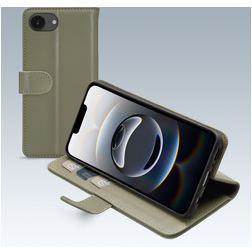 Mobilize Premium Gelly iPhone 16e Étui Portefeuille - Vert