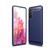 Mobigear Brushed Slim Coque Samsung Galaxy S21 FE Coque arrière en TPU Souple - Bleu
