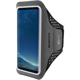 Mobiparts Comfort Fit Brassard Téléphone Samsung Galaxy S8 Brassard Coque de Sport en Neoprène - Noir