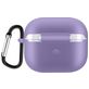 Mobigear Classic Coque Apple AirPods 3 Coque en Silicone Souple - Violet