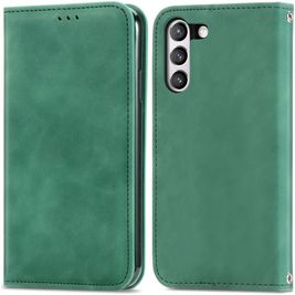 Mobigear Retro Slim Housse Samsung Galaxy S21 FE Etui Porte-Monnaie - Vert