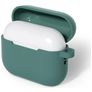Mobigear Colors Coque Apple AirPods Pro 3 en Silicone Souple - Pine Green