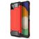 Mobigear Outdoor Coque Samsung Galaxy A22 5G Coque arrière Rigide Anti-Chocs - Rouge