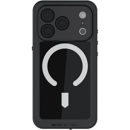 Ghostek Nautical Slim Coque iPhone 17 Pro MagSafe Coque arrière Imperméable Rigide Anti-Chocs - Noir
