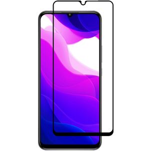 Mobigear Premium Xiaomi Mi 10 Lite Verre trempé Protection d'écran - Compatible Coque - Noir