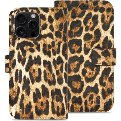 My Style Flex Wallet Housse iPhone 16 Pro Max Etui Porte-Monnaie - Wild Leopard