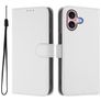 Mobigear Urban Wallet Housse iPhone 16 Etui Porte-Monnaie - Blanc
