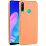 Mobigear Croco Coque Huawei P40 Lite E Coque arrière Rigide - Orange