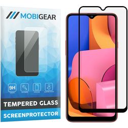 Mobigear Premium Samsung Galaxy A20s Verre trempé Protection d'écran - Compatible coque - Noir