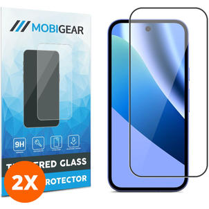 Mobigear Premium Google Pixel 10a Verre trempé Protection d'écran - Compatible coque (Lot de 2)