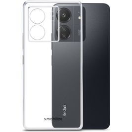 Mobilize Gelly Coque Transparente Xiaomi Redmi 13C Coque arrière en TPU Souple - Transparent