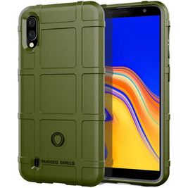 Mobigear Rugged Shield Coque Samsung Galaxy A01 Core Coque arrière en TPU Souple Anti-Chocs - Vert