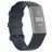 Mobigear Cross Bracelet Silicone Fitbit Charge 4 Fermeture boucle ardillon - Bleu