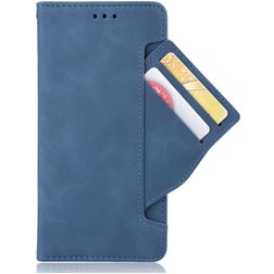 Mobigear Slide Wallet Housse Samsung Galaxy Note 20 Etui Porte-Monnaie - Bleu