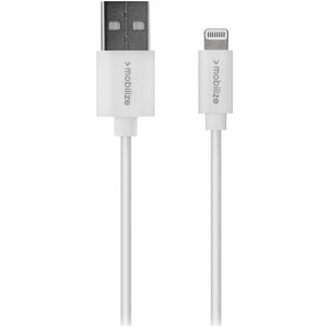 Mobilize - Câble USB-A vers Apple Lightning MFI 1 mètre - Blanc