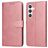 Mobigear Wallet Housse Samsung Galaxy S24 Etui Porte-Monnaie - Rose doré