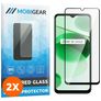 Mobigear Premium Realme C35 Verre trempé Protection d'écran - Compatible Coque - Noir (Lot de 2)
