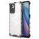 Mobigear Honeycomb Coque OPPO Find X5 Lite Coque arrière Rigide Anti-Chocs - Blanc