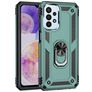 Mobigear Armor Ring Coque Samsung Galaxy A23 Coque arrière Rigide Anti-Chocs avec Anneau-Support - Vert