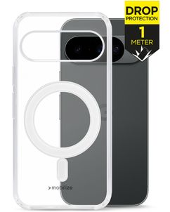 Mobilize Naked Protection Coque Transparente Google Pixel 11 Pro MagSafe Coque arrière Rigide Anti-Chocs - Transparent
