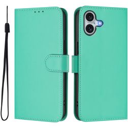 Mobigear Urban Wallet Housse iPhone 16 Plus Etui Porte-Monnaie - Vert