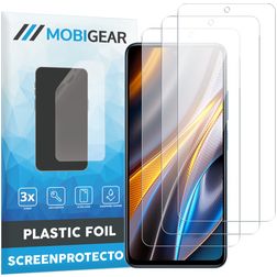 Mobigear POCO X4 GT Protection d'écran Film - Compatible Coque (Lot de 3)