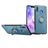 Mobigear Armor Ring Coque Huawei Nova 3 Coque arrière Rigide Anti-Chocs avec Anneau-Support - Bleu