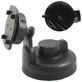 Mobigear 360 Support Voiture Ventouse / Tableau de bord Pince Universel - Noir