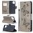 Mobigear Butterfly Housse Samsung Galaxy A12 Etui Porte-Monnaie - Gris