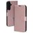 Mobiparts Classic Wallet Housse Samsung Galaxy A35 Etui Porte-Monnaie - Rose