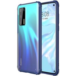 Mobigear Shockproof Coque Huawei P40 Coque arrière Rigide Anti-Chocs - Dark Blue