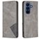 Mobigear Rhombus Slim Housse Samsung Galaxy A37 Etui - Gris
