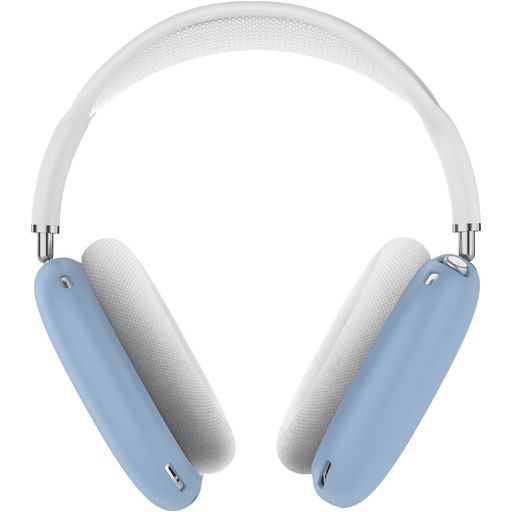 Mobigear Colors Coque Apple AirPods Max Coque en Silicone Souple - Bleu