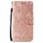 Mobigear Flowers Housse Huawei P40 Etui Porte-Monnaie - Rose doré