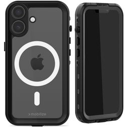Mobilize Waterproof Coque iPhone 17 MagSafe Coque arrière Imperméable Rigide - Noir
