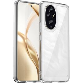 Mobigear Crystal Coque Transparente HONOR 200 Coque arrière Rigide - Transparent