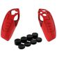 Mobigear Classic Coque Playstation 5 controller Thin Coque en Silicone Souple - Rouge